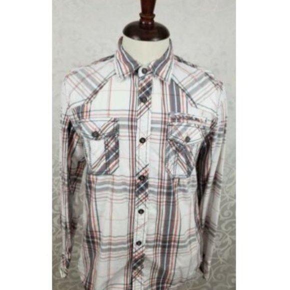 BKE Buckle Other - BKE Buckle Men's Slim Fit Button Front Shirt Large